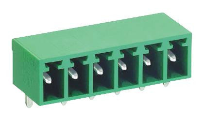 MULTICOMP MC000133 Terminal Block, Header, 3.81 mm, 8 Ways, 12 A, 300 V, Through Hole Right Angle