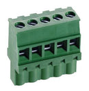 MULTICOMP MC000196 Pluggable Terminal Block, 5.08 mm, 6 Ways, 24 AWG, 14 AWG, Screw