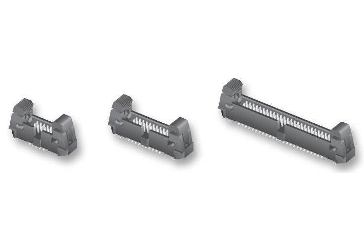 Samtec EHF-108-01-L-D EHF-108-01-L-D Pin Header Shrouded With Ejector Wire-to-Board 1.27 mm 2 Rows 16 Contacts Through Hole EHF