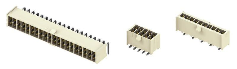 SAMTEC IPL1-102-01-L-D-K Board-To-Board Connector, IPL1 Series, 4 Contacts, Header, 2.54 mm, Through Hole, 2 Rows