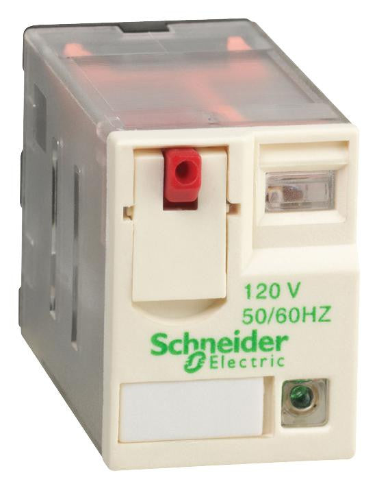 SCHNEIDER ELECTRIC RXM2AB1P7 General Purpose Relay, Zelio RXM Series, Power, DPDT, 230 VAC, 12 A