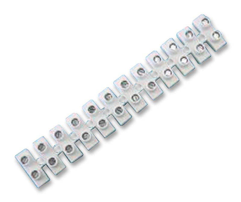 HYLEC HYKS-05712PP Panel Mount Barrier Terminal Block, 2 Row, 12 Ways, 12 mm, 57 A