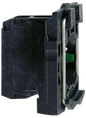 SCHNEIDER ELECTRIC ZB5AZ105 Contact Block, 1NO/1NC, 10 A, 600 V, 2 Pole, Screw Clamp