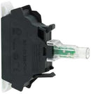 SCHNEIDER ELECTRIC ZBVB1 Light Block, LED, White, Steady, 24V, Screw Clamp