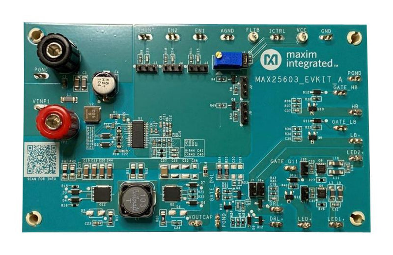 Maxim Integrated / Analog Devices MAX25603EVKIT# MAX25603EVKIT# Evaluation Kit MAX25603 Analogue Digital Buck-Boost 1 Output 5 V to 60 New