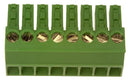 BUCHANAN - TE CONNECTIVITY 284506-8 Standard Terminal Block, 8 Contacts, 3.5 mm, Terminal Block, Eurostyle, Cable Mount, 14 AWG