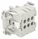 Multicomp PRO MP009562 Heavy Duty Connector MP-HE Inserts Insert 6+PE Contacts 6B Receptacle