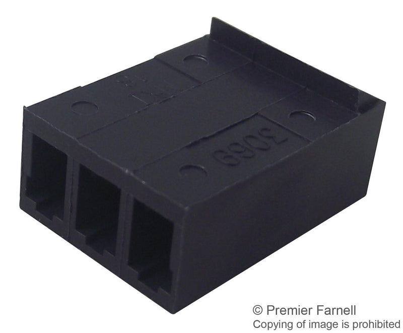 MOLEX 09-93-0600 KK 3.96mm Crimp Terminal Housing, Friction Ramp, 6 Way, Glow Wire Compatible