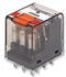 SCHRACK - TE CONNECTIVITY PT571730 Power Relay, 4PDT, 230 VAC, 6 A, PT Series, Through Hole, Non Latching