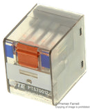 SCHRACK - TE CONNECTIVITY PT570012 General Purpose Relay, PT Series, Power, Non Latching, 4PDT, 12 VDC, 6 A