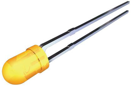 LUMEX SSL-LX3044LYD LED, Yellow, Through Hole, T-1 (3mm), 20 mA, 2.1 V, 585 nm