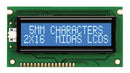 MIDAS MC21605A6WK-BNMLW-V2 Alphanumeric LCD, 16 x 2, 5V, English, Euro, Japanese, Transmissive