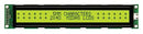 MIDAS MC24005A6W-SPTLY-V2 Alphanumeric LCD, 40 x 2, Black on Yellow / Green, 5V, Parallel, English, Japanese, Transflective