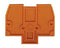 WAGO 870-924 END PLATE, 2MM, ORANGE