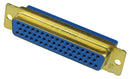 AMP - TE CONNECTIVITY 1757820-5 D Sub Connector Housing, Crimp, 50 Ways, D Sub, DD, AMPLIMITE 109 Series, Receptacle, Steel Body