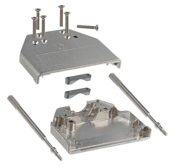 AMPHENOL FCI 8655MH1511LF D Sub Backshell, UNC 4-40, DA, 180&iuml;&iquest;&frac12;, Zinc Body