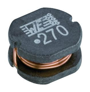 WURTH ELEKTRONIK 744774133 Surface Mount Power Inductor, WE-PD2 Series, 33 &micro;H, 1.09 A, 1.17 A, Unshielded, 0.23 ohm