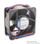 EBM-PAPST 612NGMLE Axial Fan, 600NG Series, IP54, IP68, 12 V, DC, 60 mm, 25 mm, 19 dBA, 14.7 cu.ft/min