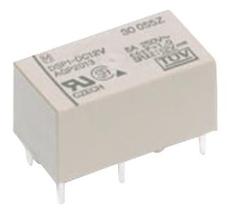 PANASONIC ELECTRIC WORKS DSP1-L2-DC3V-F General Purpose Relay, DSP Series, Power, Latching Dual Coil, SPST-NO, SPST-NC, 3 VDC, 5 A