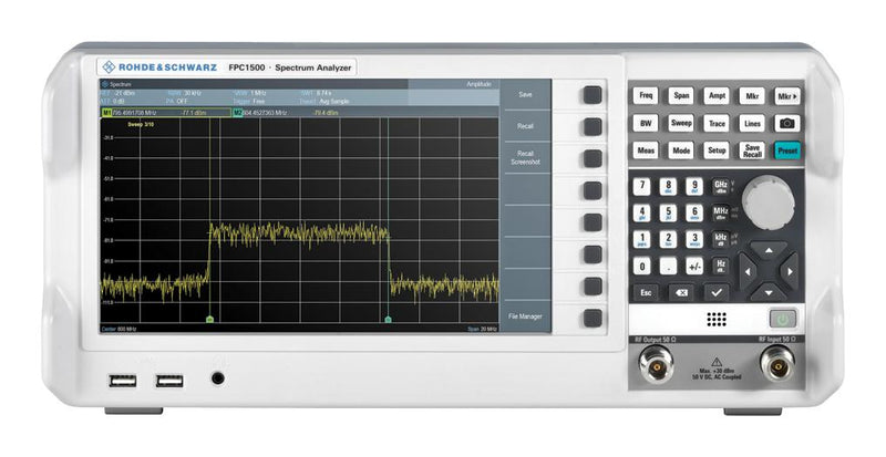 Rohde &amp; Schwarz FPC1500 (FPC-P1TG) Spectrum Analyser With Tracking Generator Bench FPC Series 5kHz to 1GHz