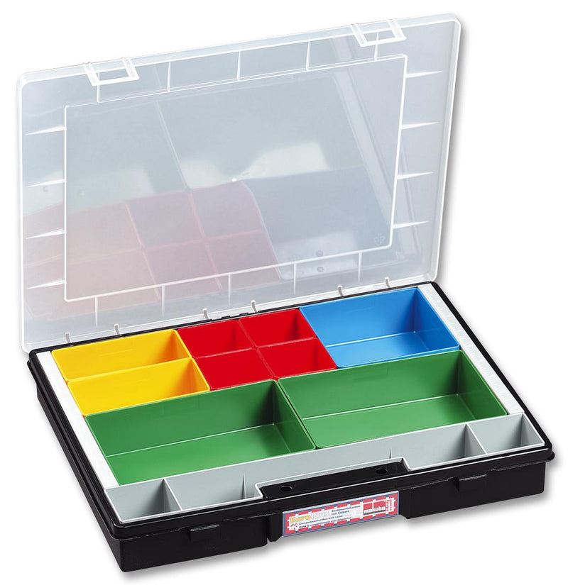 Allit EUROPLUS FLEX 37-10 Multi-Compartment Box Plastic 55mm Height 370mm Width 295mm Depth