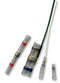 RAYCHEM - TE CONNECTIVITY CWT-5-W122-5 Solder Sleeve, Terminal, CWT-XX-W122-5 Series Series, 22 AWG, Transparent, PO (Polyolefin)