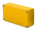 HAMMOND 1590BYL IP54 Yellow Stomp Box Aluminium Instrument Enclosure - 112x60x27mm