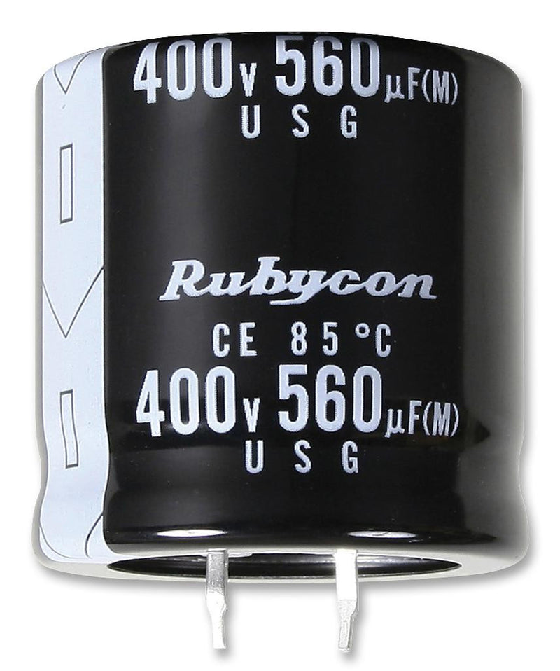 RUBYCON 200USG2200MEFCSN35X40 Electrolytic Capacitor, Snap-in, 2200 &micro;F, 200 V, USG Series, 2000 hours @ 85&deg;C, &plusmn; 20%