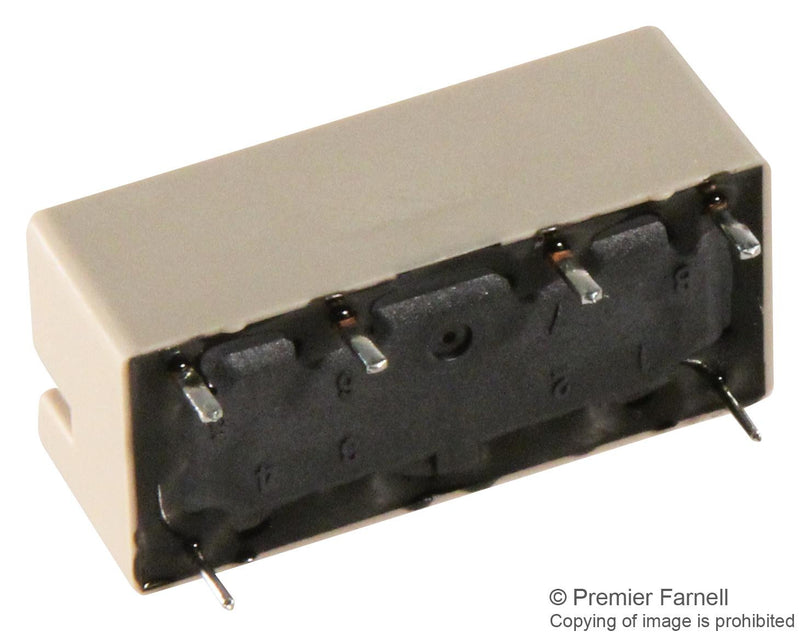 PANASONIC ELECTRIC WORKS ST2-DC5V-F General Purpose Relay, ST Series, Power, Non Latching, DPST, 5 VDC, 8 A