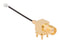 Amphenol RF 095-902-492-200 SMA Right Angle PCB Jack TO AMC Plug ON 1.13MM Cable 200 MM 94AC8443