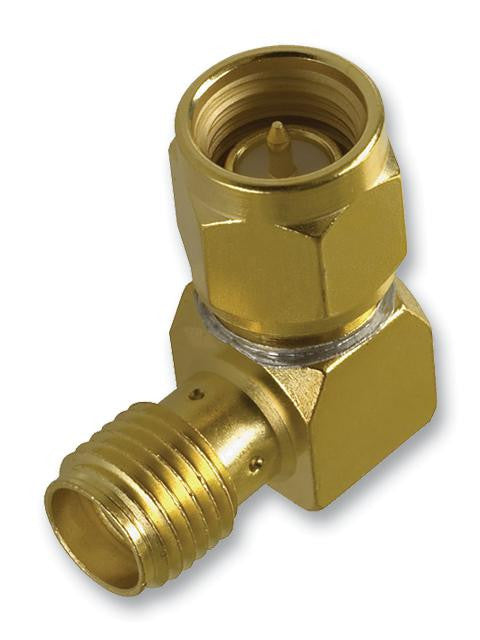 AMPHENOL CONNEX 132172 RF / Coaxial Adaptor, SMA Coaxial, Right Angle Adapter, SMA, Plug, SMA, Jack