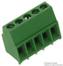 BUCHANAN - TE CONNECTIVITY 282834-5 Wire-To-Board Terminal Block, 2.54 mm, 5 Ways, 30 AWG, 16 AWG, 1.4 mm&sup2;, Screw