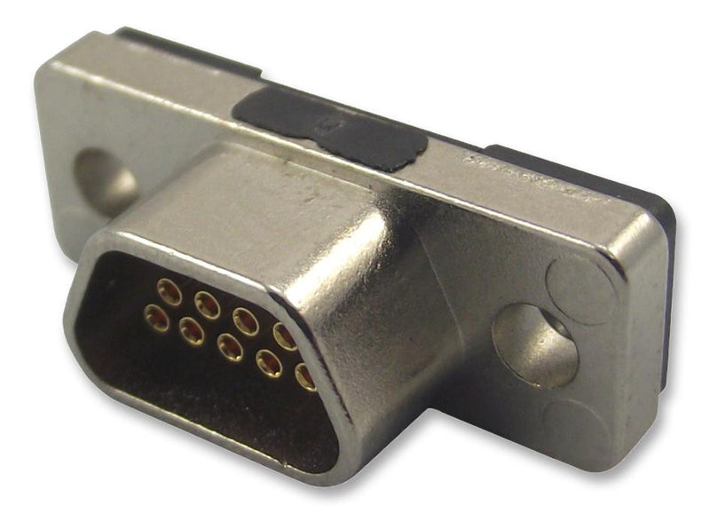 NORCOMP 380-009-213L001 Micro D Sub Connector, Micro D 380 Series, Receptacle, 9 Contacts, Through Hole