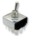 MULTICOMP MCR13-44E-01 Toggle Switch, 4PDT, Non Illuminated, On-Off-On, Panel, 16 A