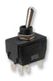 MULTICOMP MCR13-448M-3-08 Toggle Switch, DPDT, Non Illuminated, On-Off-(On), Panel, 12 A