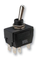 MULTICOMP MCR13-448Q-1-05 Toggle Switch, DPST, Non Illuminated, On-(Off), Panel, 16 A