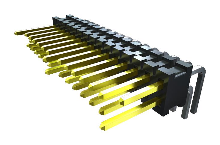 Samtec HPT-125-01-L-D-RA Board-To-Board Connector 1.27 mm 50 Contacts Header HPT Series Through Hole 2 Rows