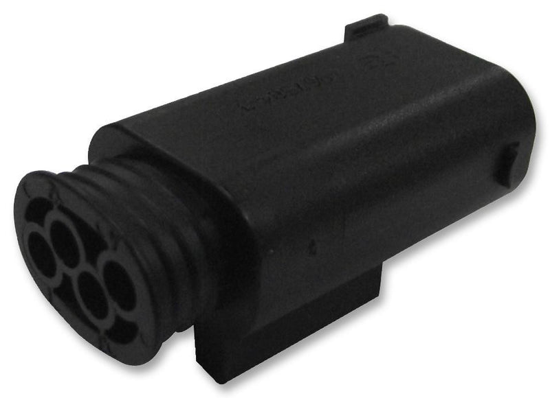 AMP - TE CONNECTIVITY 1-967587-3 Connector Housing, Micro Quadlok Series, Plug, 6 Ways, 4 mm, AMP MQS Series Pin Contacts