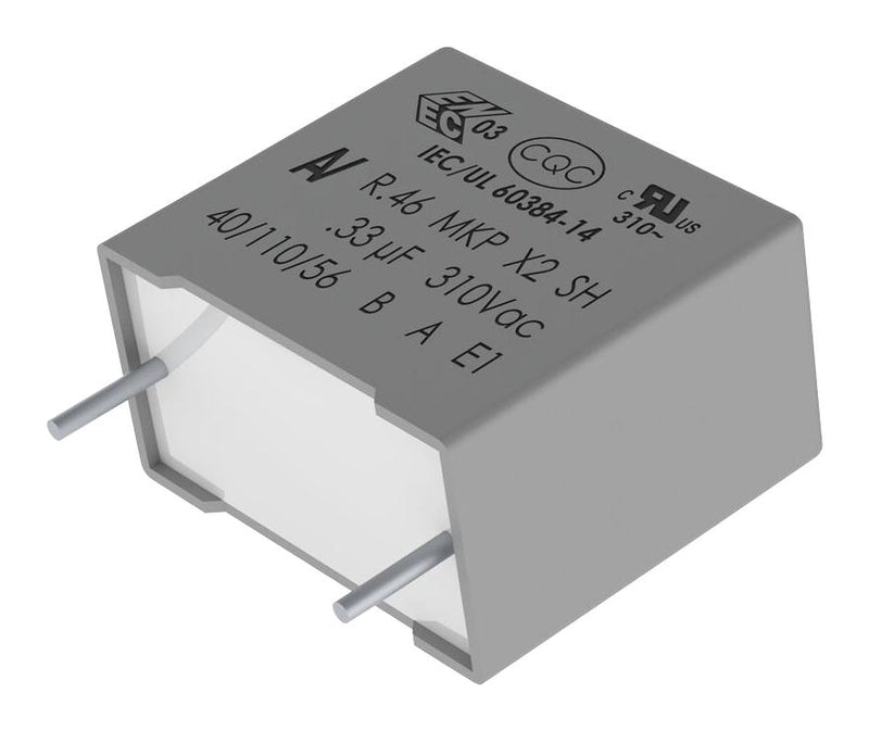 Kemet R463N410050N2M Safety Capacitor Metallized PP Radial Box - 2 Pin 1 &Acirc;&micro;F &plusmn; 20% X2 Through Hole