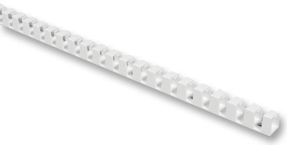 HELLERMANNTYTON 164-11008 Trunking, Cable Support, 500 mm L, Heladuct Flex Series, 11 mm, 13.5 mm, White, PP (Polypropylene)