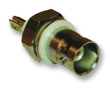 AMPHENOL CONNEX 112431 RF / Coaxial Connector, BNC Coaxial, Straight Bulkhead Jack, Solder, 50 ohm, Phosphor Bronze