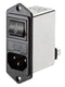 Schaffner FN282-1-06 FN282-1-06 Filtered IEC Power Entry Module C14 General Purpose 1 A 250 VAC 2-Pole Switch