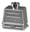 AMPHENOL SINE/TUCHEL C146 21R006 607 1 Heavy Duty Connector Hood, M25 Top Entry, 2 Pegs, Low Profile, Heavy Mate Series, 180&deg;