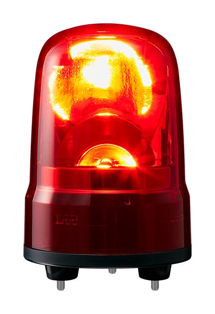 Patlite (U.S.A.) SKS-M1J-R Beacon FLASH/ROTATE RED 80MM 24VDC