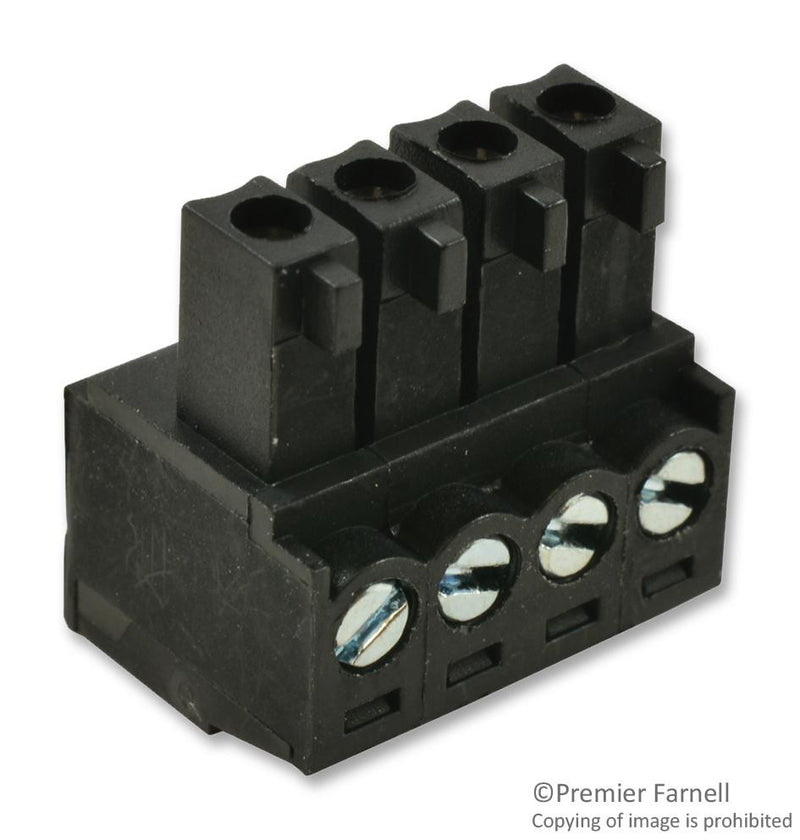 MOLEX 39500-0004 TERMINAL BLOCK EUROSTYLE, 4 POSITION, 24-16AWG