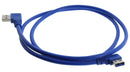 L-COM U3A00080-03M USB Cable 3.0 A PLUG-A Plug BLU 11.8"