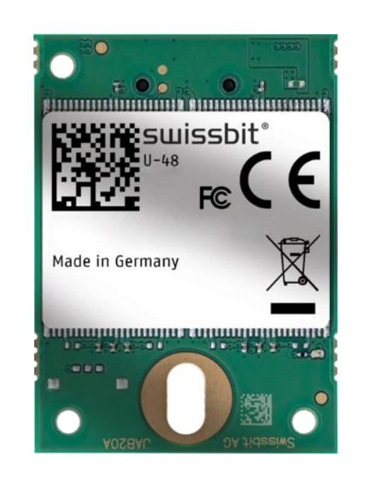 Swissbit SFUI016GJ2AB2TO-I-5S-2AP-STD SFUI016GJ2AB2TO-I-5S-2AP-STD USB Flash Drive Industrial 16 GB U-48 Series