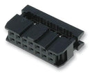 AMPHENOL T812106A100CEU Wire-To-Board Connector, T812 Series, 6 Contacts, Receptacle, 2.54 mm, IDC / IDT, 2 Rows