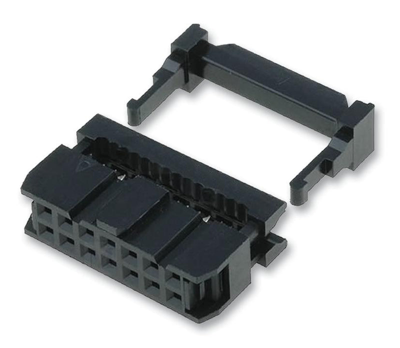 AMPHENOL T812112A101CEU Wire-To-Board Connector, With Strain Relief, T812 Series, 12 Contacts, Receptacle, 2.54 mm