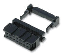AMPHENOL T812126A101CEU Wire-To-Board Connector, With Strain Relief, T812 Series, 26 Contacts, Receptacle, 2.54 mm